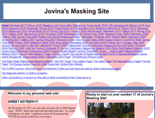 Tablet Screenshot of jovinamask.com